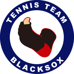 テニスチーム BLACKSOX のロゴ